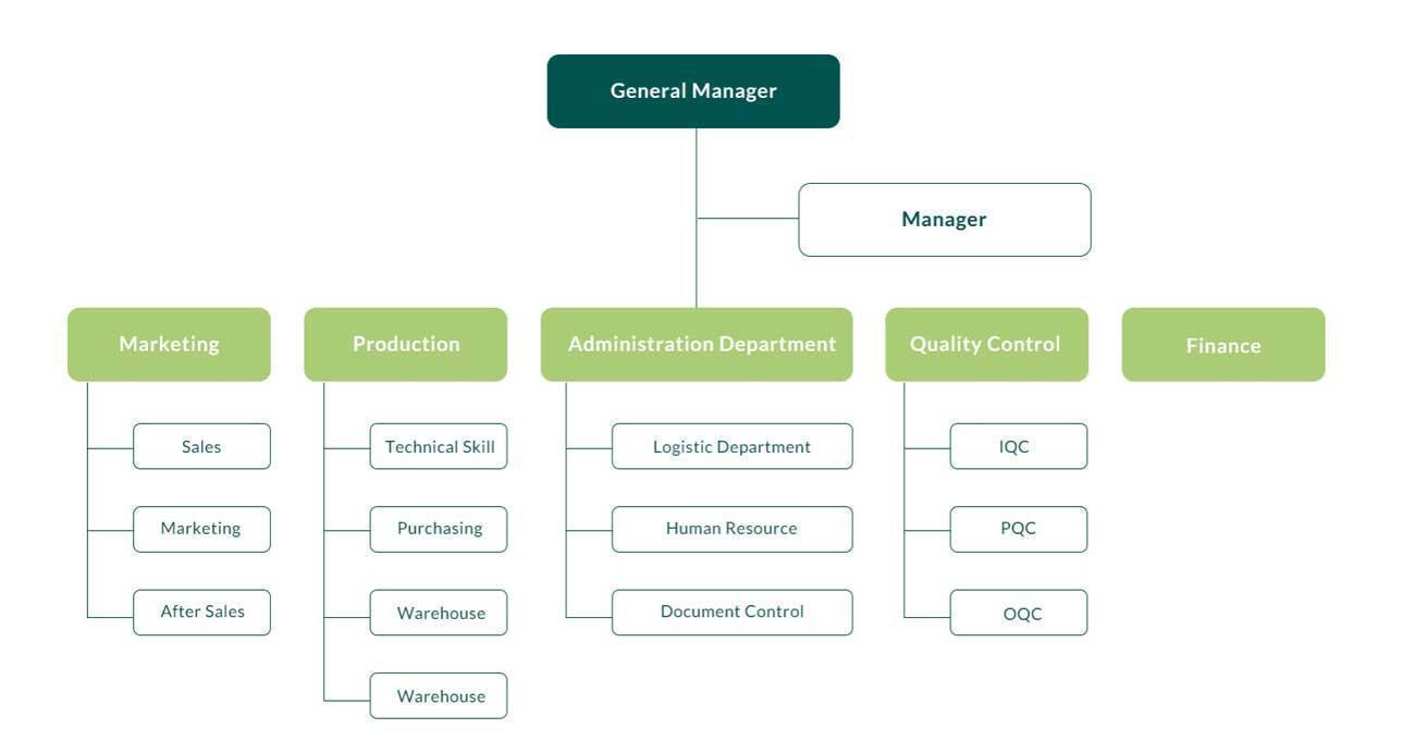 Rainbow Company Structure